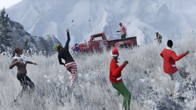 В GTA Online появятся битвы на снежках
