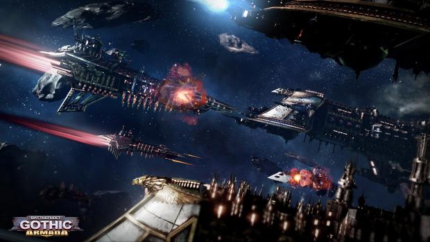Трейлер кораблей человеческого Империума в Battlefleet Gothic: Armada