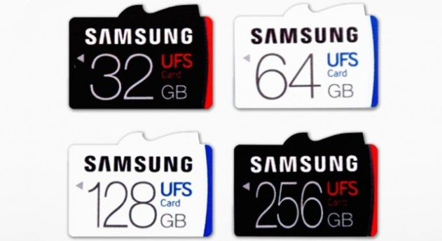 Samsung представила высокоскоростные карты памяти UFS