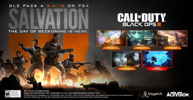 Авторы Call of Duty: Black Ops 3 представили четвертое дополнение