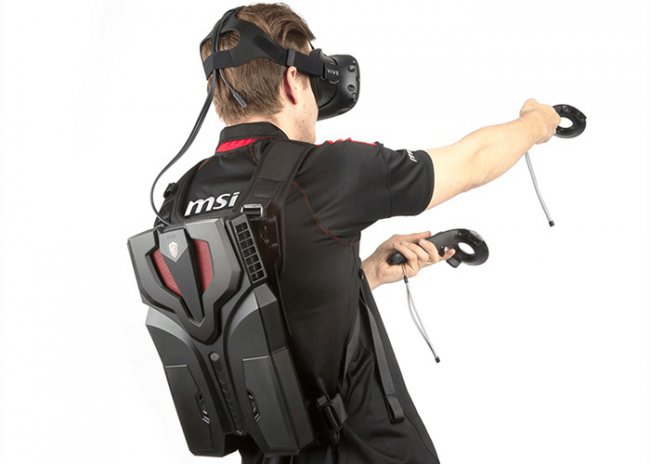 MSI готовит компьютер-рюкзак для виртуальной реальности VR One