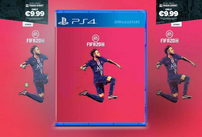 В интернете появилась обложка FIFA 20 с Неймаром в новой форме «ПСЖ» - Игры