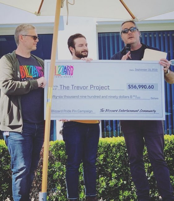 Blizzard пожертвовала 57 тысяч долларов фонду по борьбе с самоубийствами среди геев - Игры