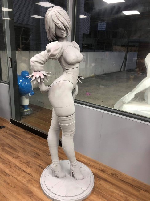 Automata создал копию главной героини 2B с помощью 3D-принтера, сообщает Фанат NieR - Игры