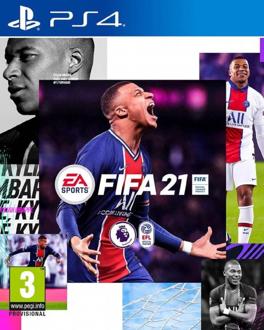 Обложка FIFA 21: Килиан Мбаппе на обложке ФИФА 21 - Игры