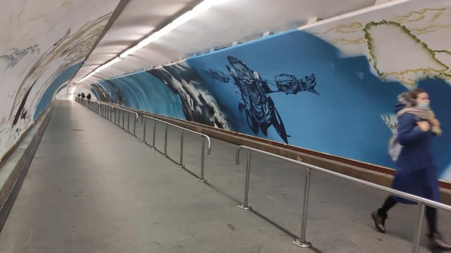 Реклама Horizon Forbidden West появилась в киевском метро - Игры
